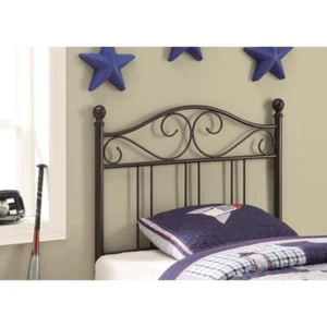 Ellis Scroll Twin Headboard Dark Bronze - Picture 1 of 1