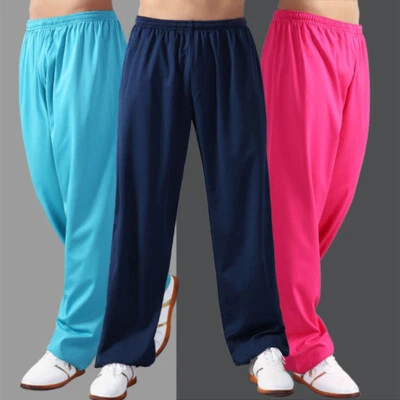 Pantalones Gruesos Chinos Kung Fu Taichi Artes Marciales Pantalones Wushu Sueltos Con Terciopelo Foto 1 de 4