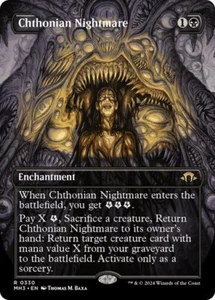 Chthonian Nightmare SIN FRONTERAS - 0330 - Raro - Modern Horizons 3 MH3 MTG - Imagen 1 de 1
