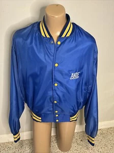 Vintage ANDE Monofilament Fishing Line Windbreaker Nylon Jacket XXL Embroidered - Picture 1 of 8