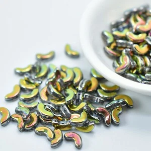 25 Beads - Arcos® par Puca® Paris Full Vitrail - Czech Glass - Picture 1 of 2