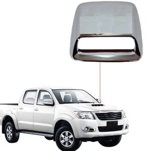 Chrome Hood Scoop Turbo Cover Trim For Toyota Hilux Vigo Sr5 MK6 Full 2011 2015 - Picture 1 of 4