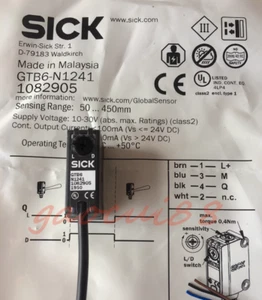 Original SICK GTB6-N1241 1082905 Photoelectric Sensor NEW 1PC 3months warranty - Picture 1 of 2