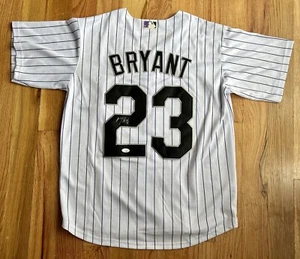 COLORADO ROCKIES KRIS BRYANT SIGNED JERSEY JSA COA AUTHENTIC AUTOGRAPH CUBS - Picture 1 of 3
