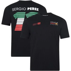 Oracle Red Bull Racing Sergio Perez Graphic T-Shirt - Black - XXL - Picture 1 of 1