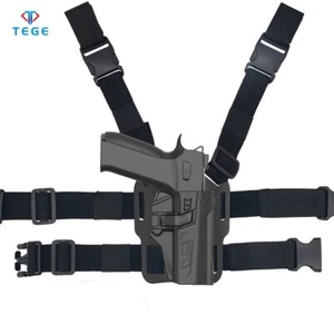 Gun Holster Fits CZ P07 P09 Tactical Polymer Holster High Quality Thigh Holster - Picture 1 of 6