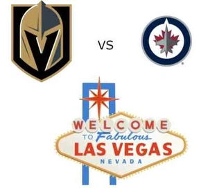 Vegas Golden Knights vs WINNIPEG JETS Thu Apr 03 2025 TWO Tickets SEC 19 - Picture 1 of 5