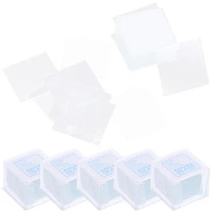 500Pcs Microscope Slides Glass Coverslips Multi-use Cover Glass for Laboratory - Picture 1 of 12