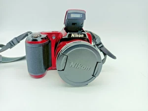 Nikon Coolpix L810 Digitalkamera HD Bridgekamera Rot 16,1 Megapixel - Bild 1 von 12
