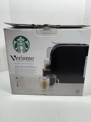 Starbucks Verismo 580 Espresso Coffee Machine Piano Black K Fee 1 5P40 & Kit New - Image 1 of 4