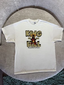 Camisa clásica de baloncesto King of the Hill para hombre camiseta gráfica blanca extra grande - Imagen 1 de 9