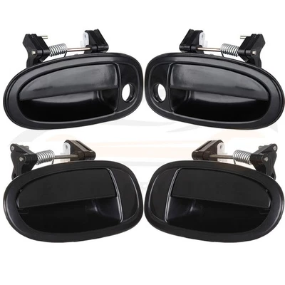 4x Black Outer Front+Rear RH LH Door Handle For 1995-1999 Toyota Avalon Foto 1 de 4