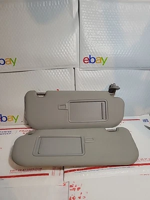 2013-2017 Hyundai Elantra GT Driver & Passenger Side Sun Visor Pair Set Gray - Image 1 of 4