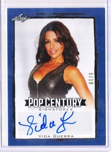 2017 LEAF POP CENTURY SIGNATURES VIDA GUERRA AUTO 5/10 - Picture 1 of 1