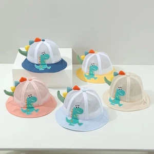 Cute Fisherman Cap Little Dinosaur Sunscreen Hat New Visor Cap Kids - Picture 1 of 13