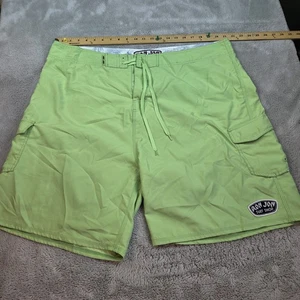 Costume da bagno Ron John Surf Shop Board Shorts uomo 42 verde come nuovo - Foto 1 di 10