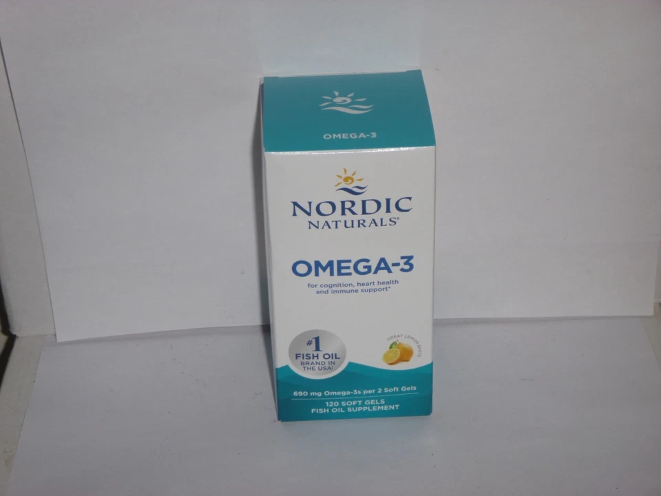 Aceite de pescado Nordic Naturals 690 mg Omega 3 120 cápsulas blandas EXP 6/2027 Foto 1 de 1