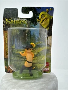 Puss In Boots Cake Topper Shrek DreamWorks Mattel Micro Collezione Figura NUOVO - Foto 1 di 4