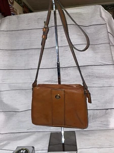 Liz Claiborne Womens Heritage Small Crossbody Purse Shoulder bag - Camel Maple - Picture 1 of 6