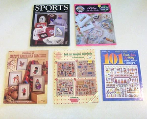 Lot of 5 Cross Stitch Pattern Leaflets Designs by Gloria Stoney Creek #11 - Picture 1 of 2