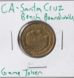 Game Token Santa Cruz Beach Boardwalk - Imagen 1 de 2