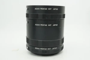 [N.Mint] ASAHI PENTAX 6x7 67 AUTO EXTENSION TUBE RING No 1 2 3 Set #134C - Picture 1 of 7