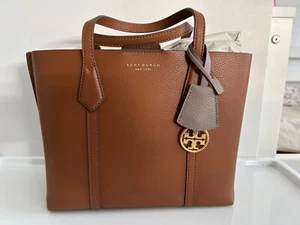 SMALL PERRY TRIPLE-COMPARTMENT TOTE BAG - Picture 1 of 7