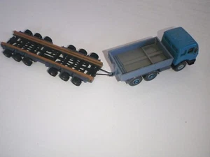 WIKING - MERCEDES MB 2632 STRAßENROLLER mit Pritsche u. Zughaken 3 achsig - Bild 1 von 4