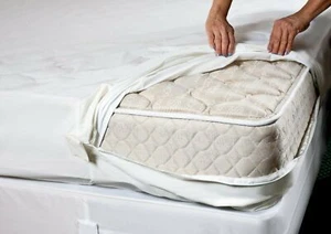 TOP SELLER! Bed Bug PROTECTOR Soft Lux FABRIC ~ Allergen Zippered MATTRESS COVER - Picture 1 of 29