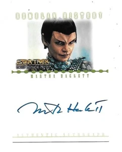Star Trek Next Generation Nemesis  Martha Hackett  Autographed Card RA2 - Picture 1 of 2