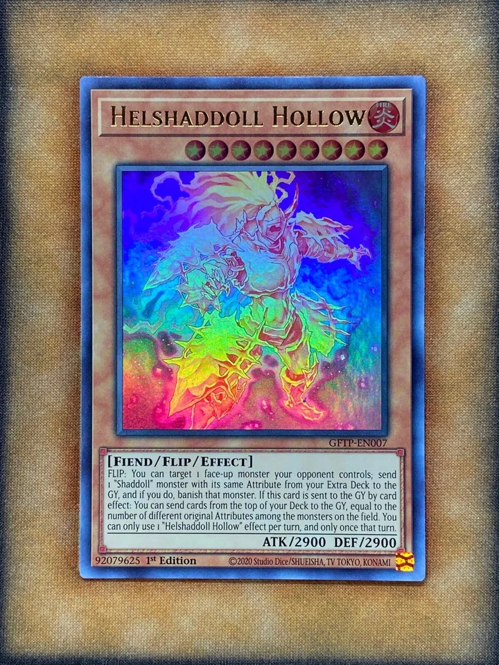 Yugioh Helshaddoll Hollow GFTP-EN007 Ultra Rare 1st Ed NM - Image 1 of 1