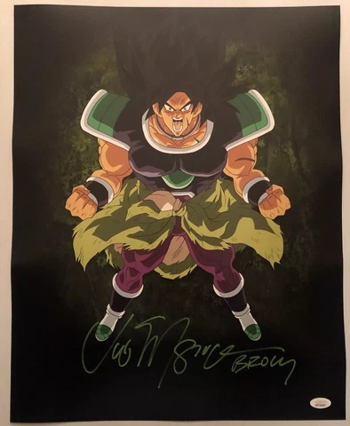 Vic Mignogna Signed Autographed 16x20 Photo Dragon Ball Z Super Broly JSA COA 1 Cover