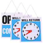 3Pcs Double-Sided Open Signs with Hanging Chain for Business Store Office-FI