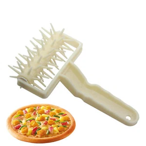 Pizza Dough Docker Pastry Roller with Spikes Tool for Home & Commercial Kitchen - Picture 1 of 9