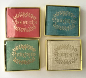 AWESOME Vintage C.R. Gibson Mini Photo Album LOT OF 4, Fits Fujifilm Instax NEW - Picture 1 of 8