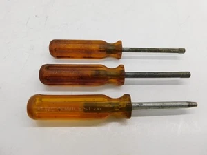 LIONEL 3 ORIGINAL NUT DRIVERS from ST-300 DEALER SERVICE SET ROUGH BUT "SCARCE" - Picture 1 of 7