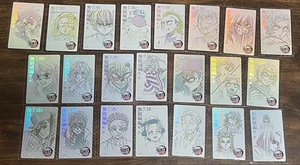 Juego completo de 22 tarjetas estilo boleto castillo infinito de Demon Slayer The Movie - Imagen 1 de 24