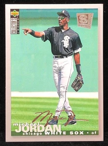 Upper Deck 1995 Collector's Choice SE Michael Jordan Silver Signature #238 - Foto 1 di 2