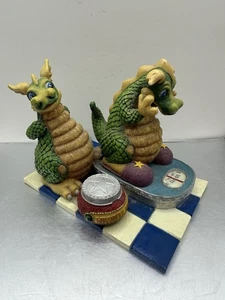 RARE SPANGLER'S REALM DRAGON #191007 "Overweight Again" RARE Figure 1997 4" Tall - Picture 1 of 8