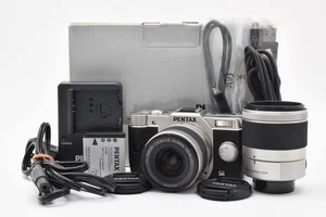 PENTAX Q10 Black/Silver 12.4MP Digital Camera w/02+06 Lenses [Exc+++] Japan 9299 - Picture 1 of 16