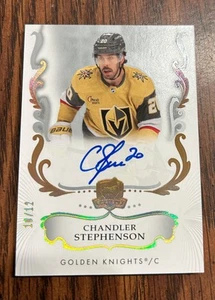 2023-24 UPPER DECK THE CUP GOLD FOIL AUTO - CHANDLER STEPHENSON 10/12 - Picture 1 of 1
