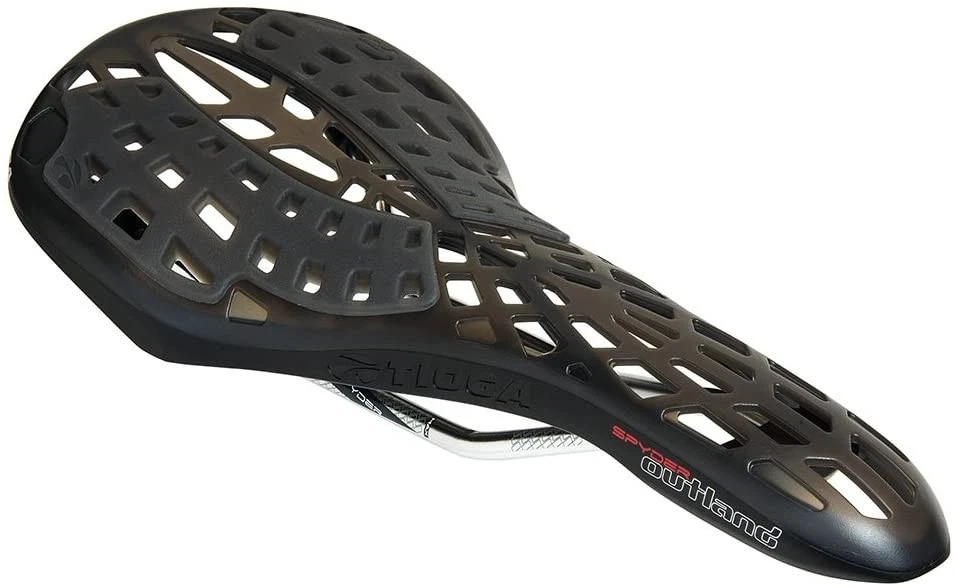Tioga Spyder Outland Shockproof Chromoly Saddle with Anti-Slip Pad, Lightweight - Image 1 of 1