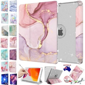 For iPad 9th 8th 7th Gen 10.2" Smart Leather Stand Case Cover With Pencil Holder - Picture 1 of 114