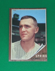 1962 TOPPS BASEBALL #257 JACK SPRING - Picture 1 of 2