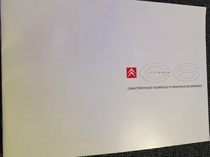 Brochure Citroën C6 caractéristiques techniques / équipements de 2006 - Picture 1 of 1