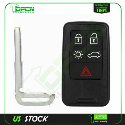 Para Volvo XC70 S80 2008 2009 2010 2011 2012 2013-2016 Llavero Carcasa Repuesto Foto 1 de 4