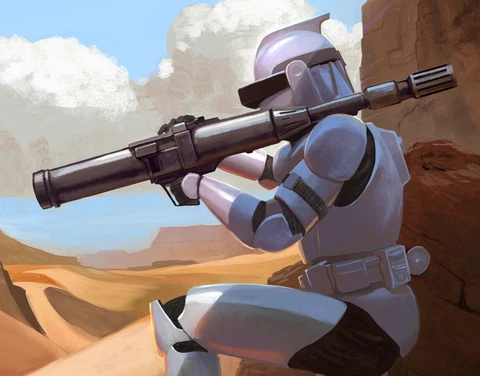 Star Wars The Clone Wars Custom 3.75 RPS-6 Rocket Launcher (2x) for Hasbro TVC Cover