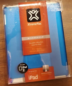 NEW XtremeMac PAD-MS2-23 MicroShield Ultra-Thin Case for Apple iPad 2 - BLUE - Picture 1 of 2