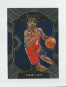 2020-21 PANINI SELECT CONCOURSE RC TYRESE MAXEY #81 PHILADELPHIA 76ers B - Picture 1 of 1