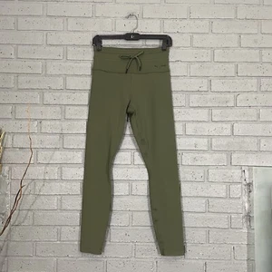 $110 Womens Size S Puma x Goop High Waist Full Tight Olive Green 521140 44 Small - Picture 1 of 18